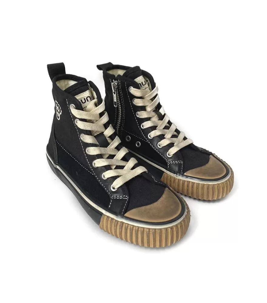 Adult Mix Leather High Tops<NUNUNU Flash Sale