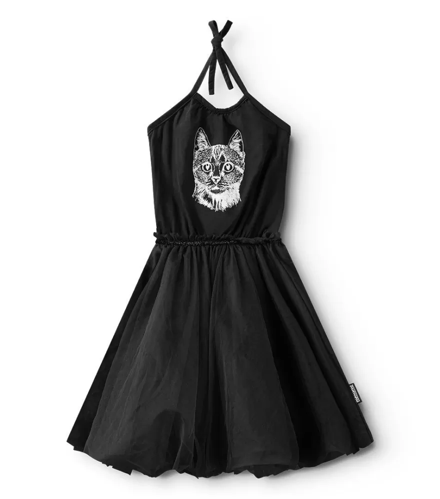 Cool Cat Collar Dress<NUNUNU Discount