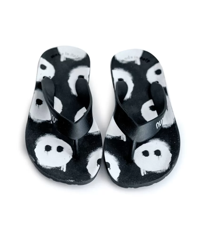 Melting Masks Flip Flops<NUNUNU Flash Sale