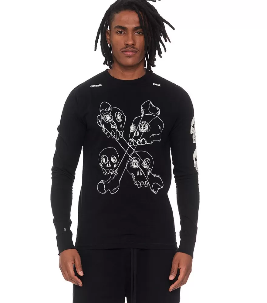 Men'S Multi Skull Shirt<NUNUNU Best Sale