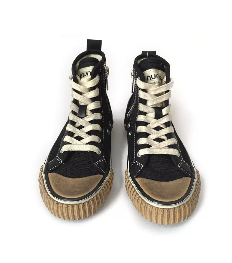 Mix Leather High Tops<NUNUNU Discount