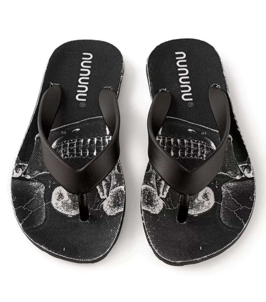 Skull Flip Flops<NUNUNU Flash Sale